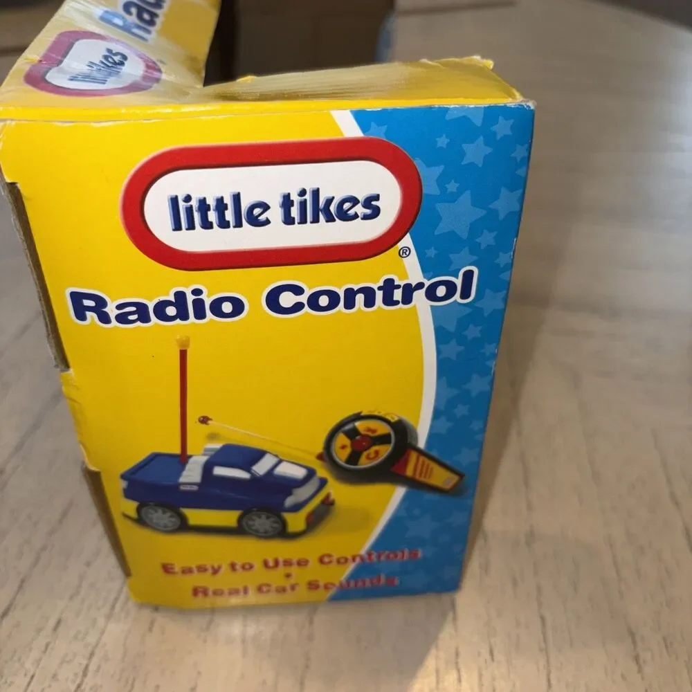 Vintage Little Tikes Race Car RC with Remote Car & Original Box/instructions